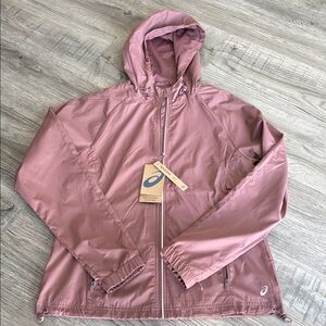Asics Woven FZ Hooded Run Jacket XS NWT